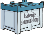 Kontejner Baterije in akumulatorji